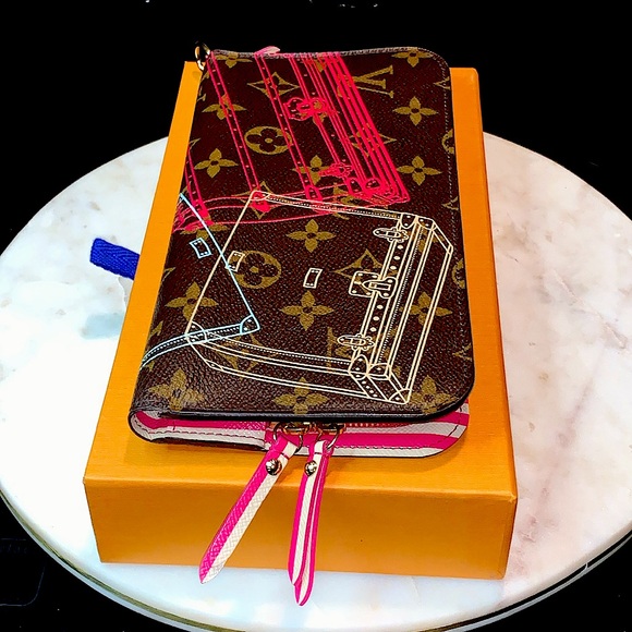 LOUIS VUITTON ZIPPY WALLET MONOGRAM ILLUSTRE TRUNKS 2014 - Picture 6 of 15